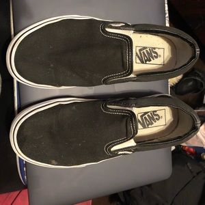Black Slip on Vans